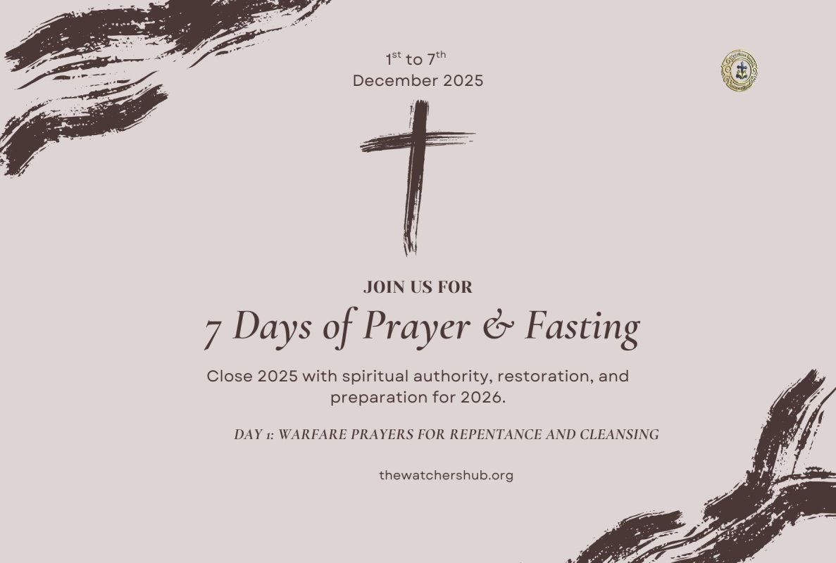 DAY 2:  WARFARE PRAYERS FOR YEARLY REVIEW AND DIVINE CORRECTION