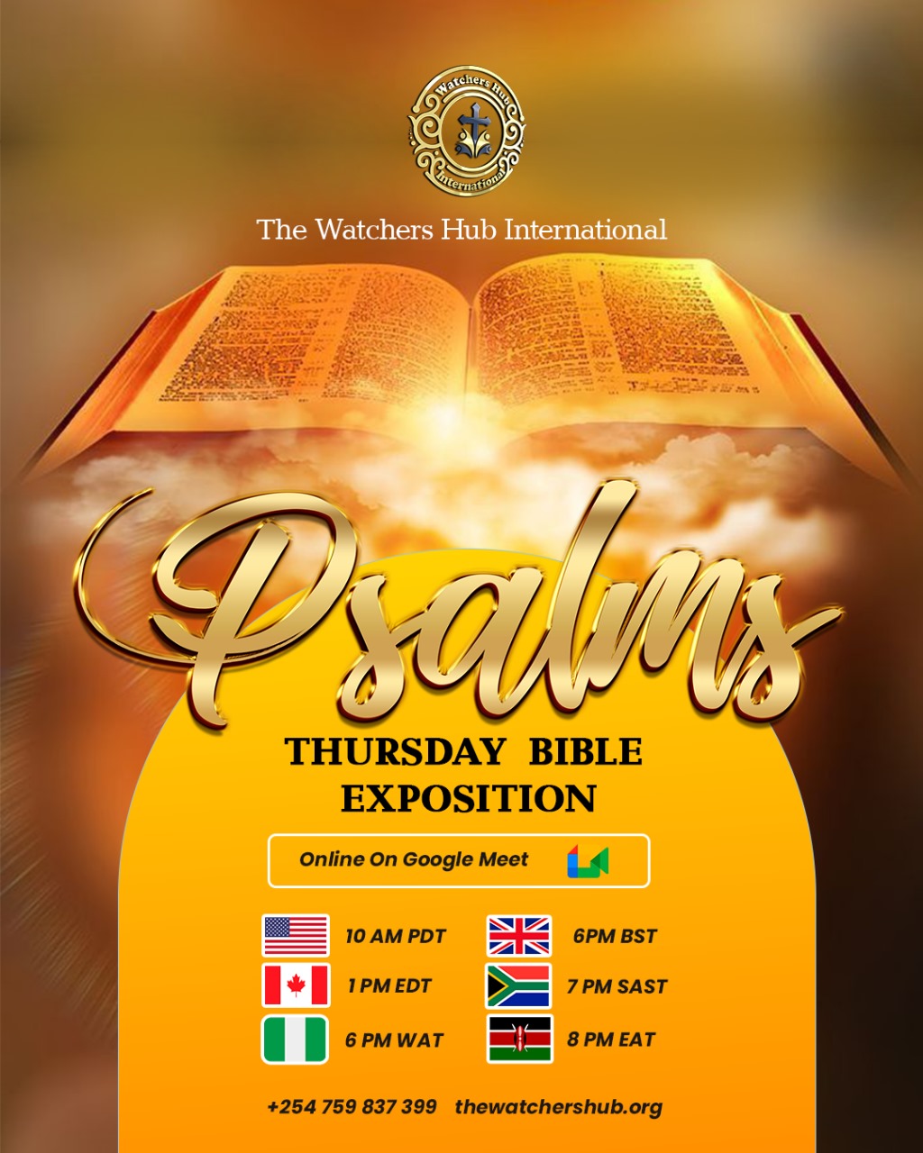Online Bible Study – Every Thursday Night!